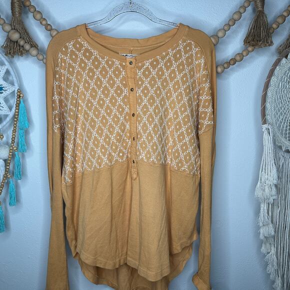 Free People Tops - Free People We the Free Free Spirit Henley Top